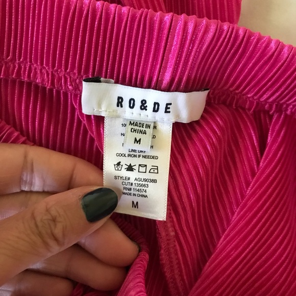 REVOLVE Pink Ribbed Set - Picture 4 of 6